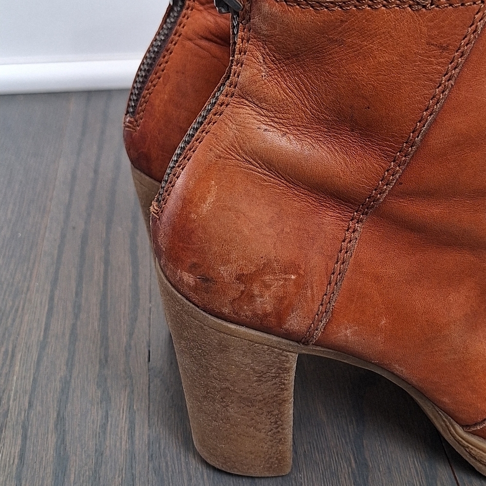 FY2K Leather Platform Ankle Boots 7 - Picture 5 of 11